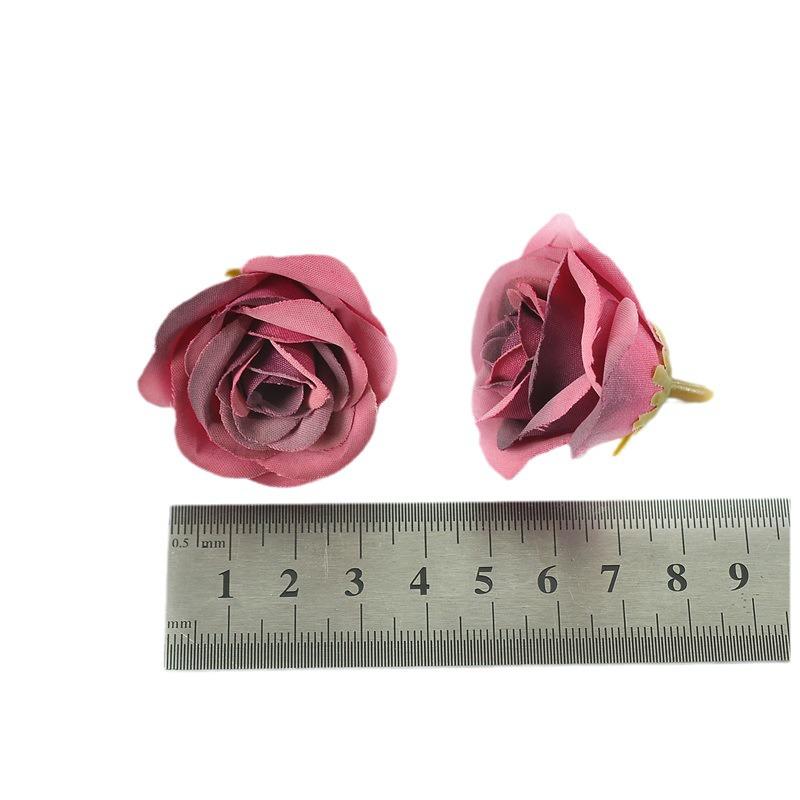 Simulation Rose Flower Heads for DIY Wedding Decor, Gift Boxes, Clothing, Wreaths, and Silk Flower Arrangements