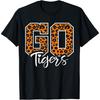 T-shirt Mignon Cœur Mascotte Esprit d'Équipe Fan de Sport Scolaire Tigers