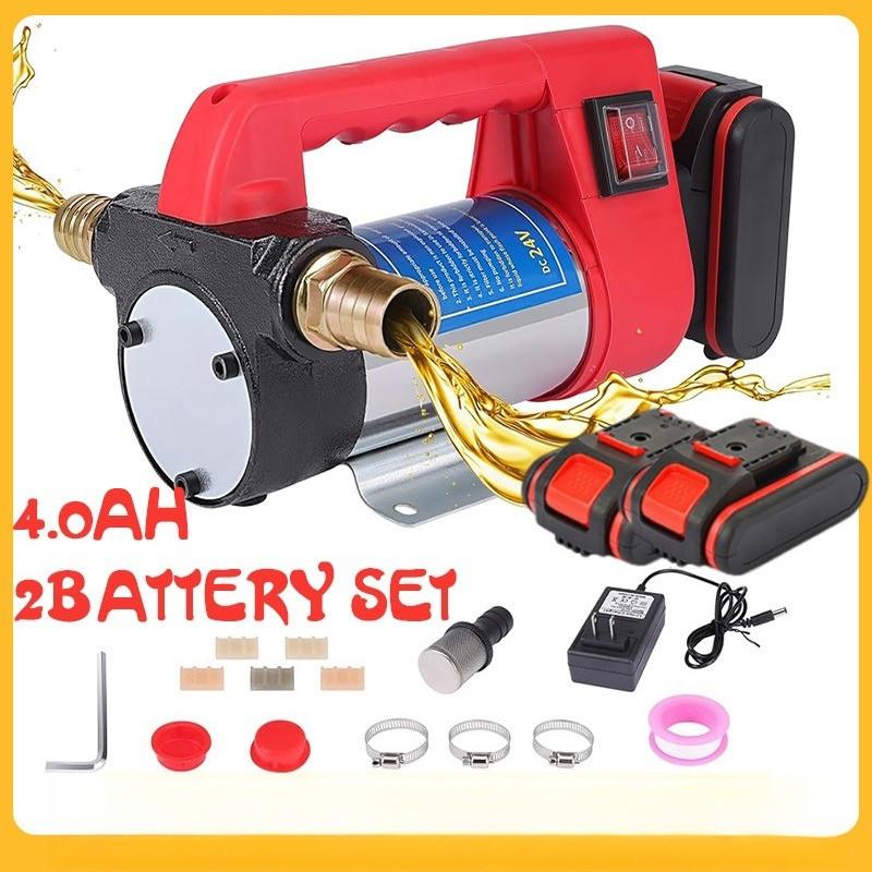 Cordless Electric Fuel Transfer Pump Oil Commercial Self-priming Extractor Pump Motor Auto Diesel Kerosene Extraction Pump