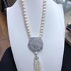 Elegant Freshwater Pearl Long Necklace - New Style, Light Luxury Design