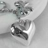 Schleife Herz Anhänger Schlüsselanhänger Großes Herz Schlüsselanhänger Anhänger Dekorationen für Autoschlüssel Rucksack Tasche Geldbörse Schmuck Zubehör