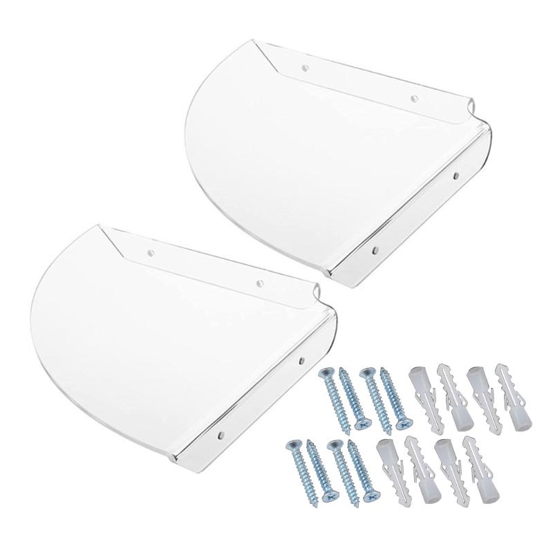 

2 шт. угловая полка для ванной комнаты, нержавеющая акриловая полка для хранения душа, держатель для шампуня, аксессуары для ванной комнаты 1