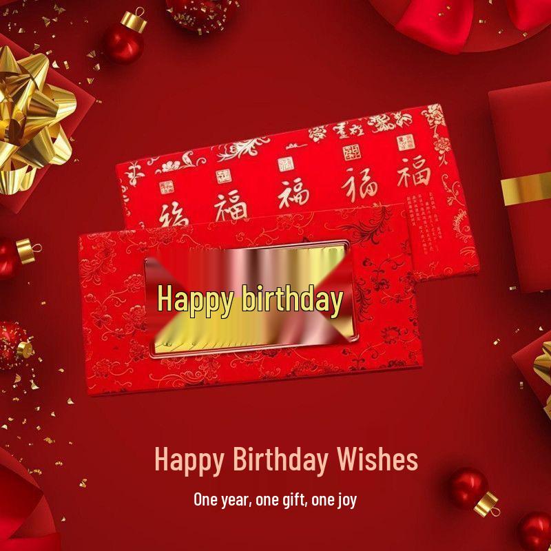 Year of the Horse 999 Gold Note 10mg - New Year Valentine's Gift for Men & Women In Red Envelope