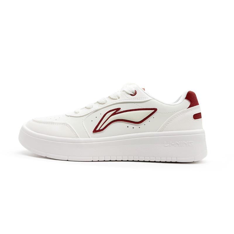 Li Ning Yuan Bao Pure Top Layer Cowhide Comfortable Fashion Versatile Non-Slip Wear-Resistant Balance Low-Top Skate Shoes Men Sneakers AGCV149-4