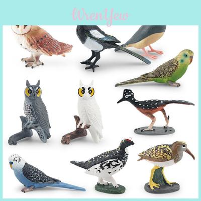 Modelo de Animal Pájaro con Material Plástico para Decoración del Hogar y Colección