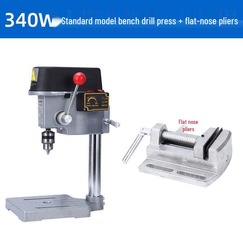 High-Precision 220V Mini Drill Press for Household and Industrial Woodworking