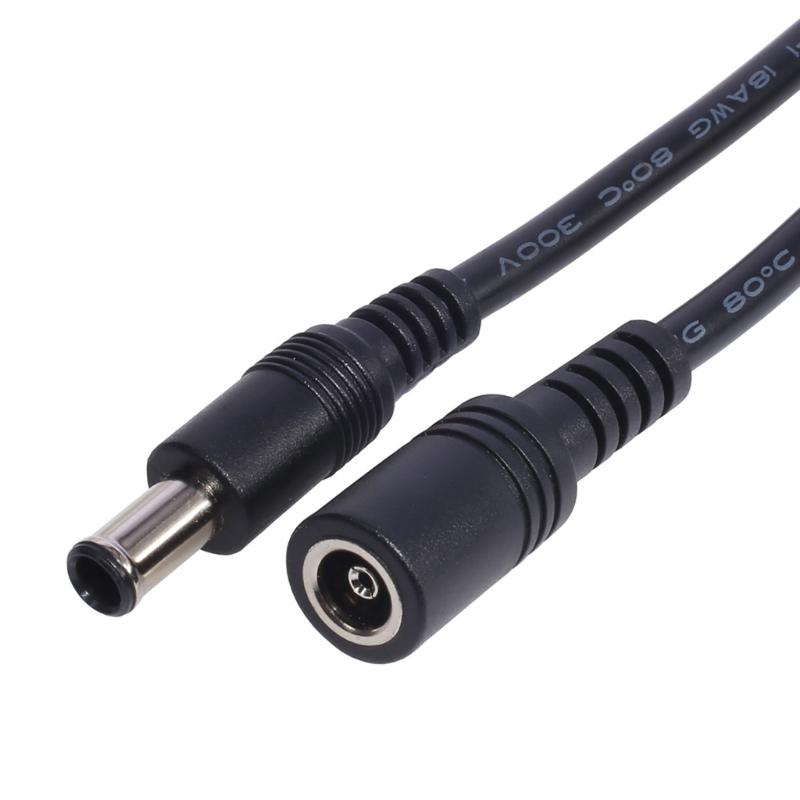6,5x4,4mm DC-Stecker Stromkabel für Laptop-Adapter-Ladegerät-Leitung beidseitig DC6,5mmx4,4mm Verlängerungskabel