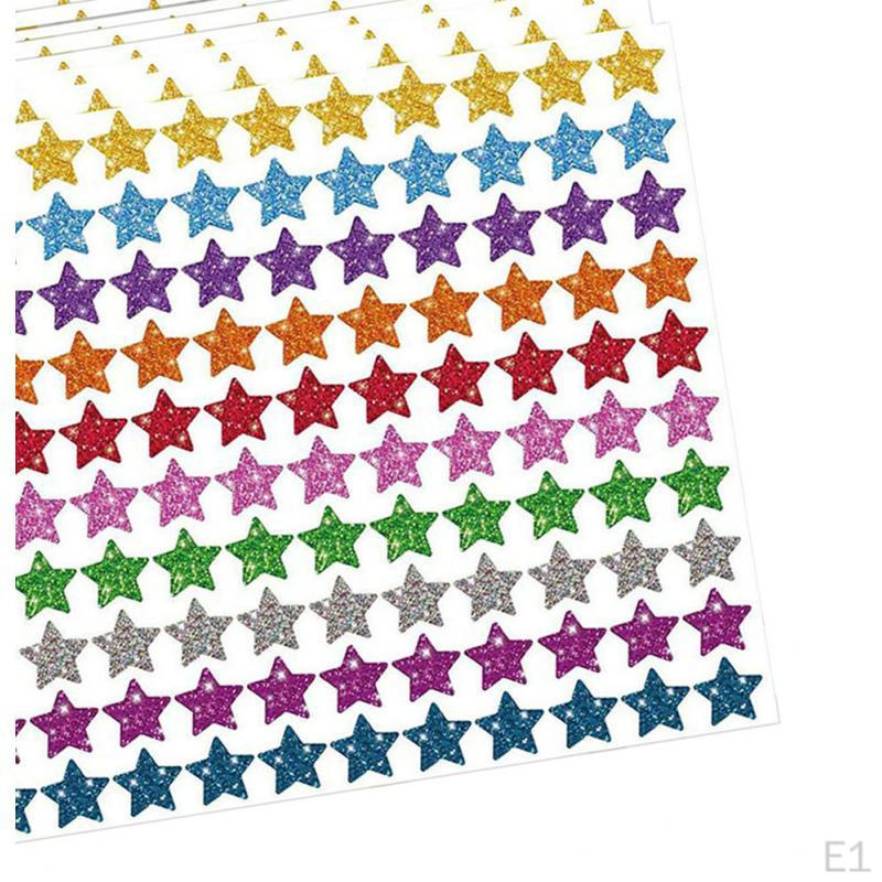 Star Stickers Five Pointed Mini Sticker Party Favor Reward Behavior Chart Labels Incentive