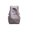 Backpack Korean version solid color female college student class schoolbag simple large capacity computer bag casual backpack
