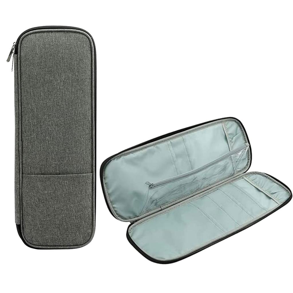 Knitting Needle Case Crochet Hook Case Circular Needle Case 15.7Inch Large Crochet Needle and Accessories Storage Bag