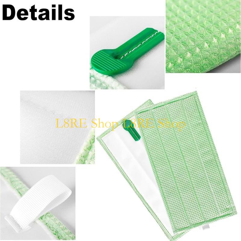L8RE 6Pack Washable Microfiber Refill Mop Pads for VORWERK SP600 Mop Cloth
