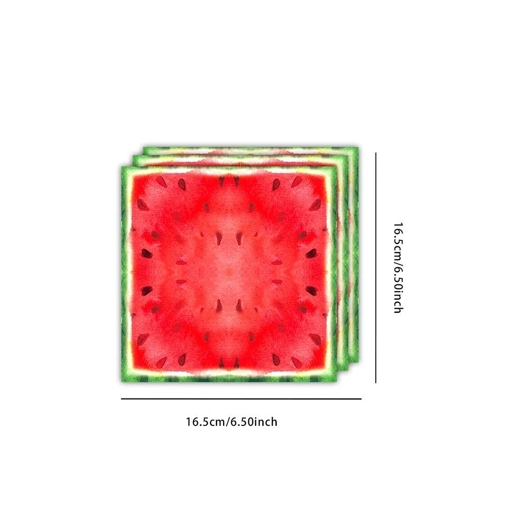 

Paper Disposable Paper Tableware Watermelon Birthday Party Decorations Baby Shower Style 4