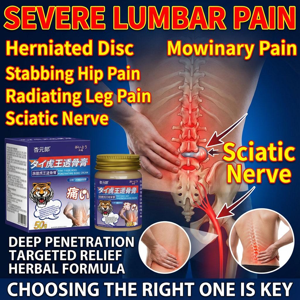 Крем-бальзам Тигровый Король для снятия боли, травяная мазь для суставов, мышц, спины, коленей, шеи, плеч, болезненности, массажный бальзам 50 г Тайский