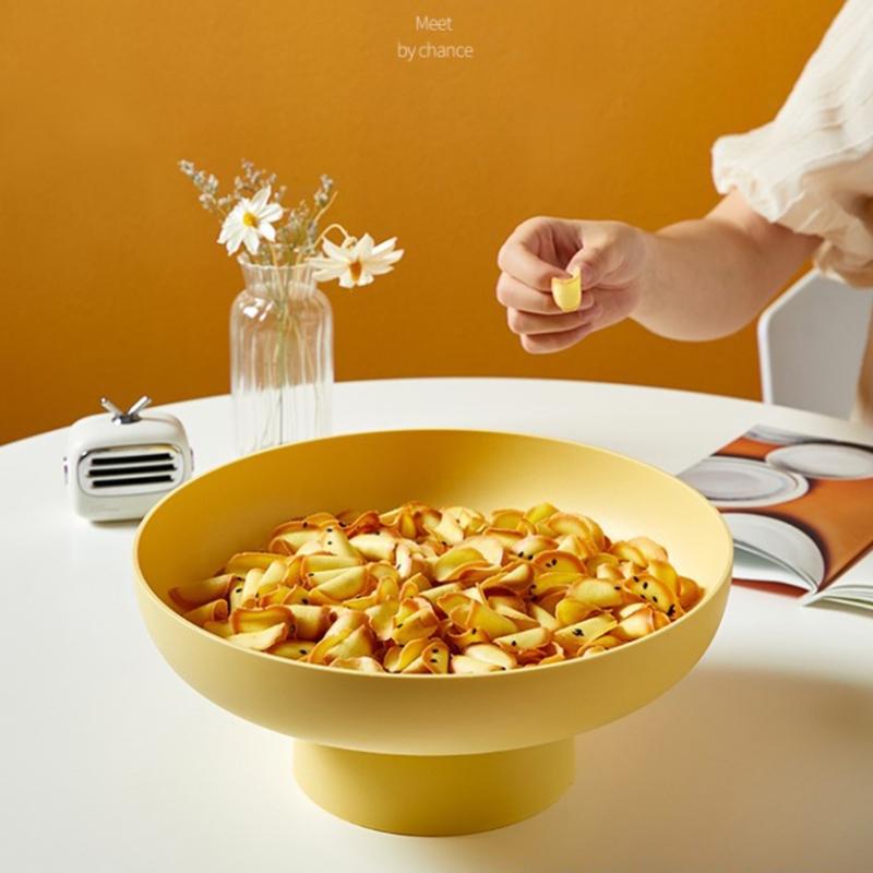 Piatto di Frutta Rotondo Scolapiatti Cesto di Frutta Contenitore Moderno per Bancone Cucina