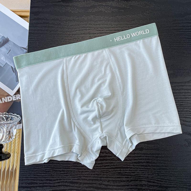 Men's Spring and Summer 7A Antibacterial Loose and Comfortable Boxer Briefs