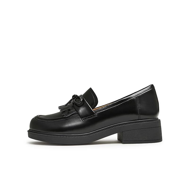 TEENMIX Women s Retro College Style Loafers 36
