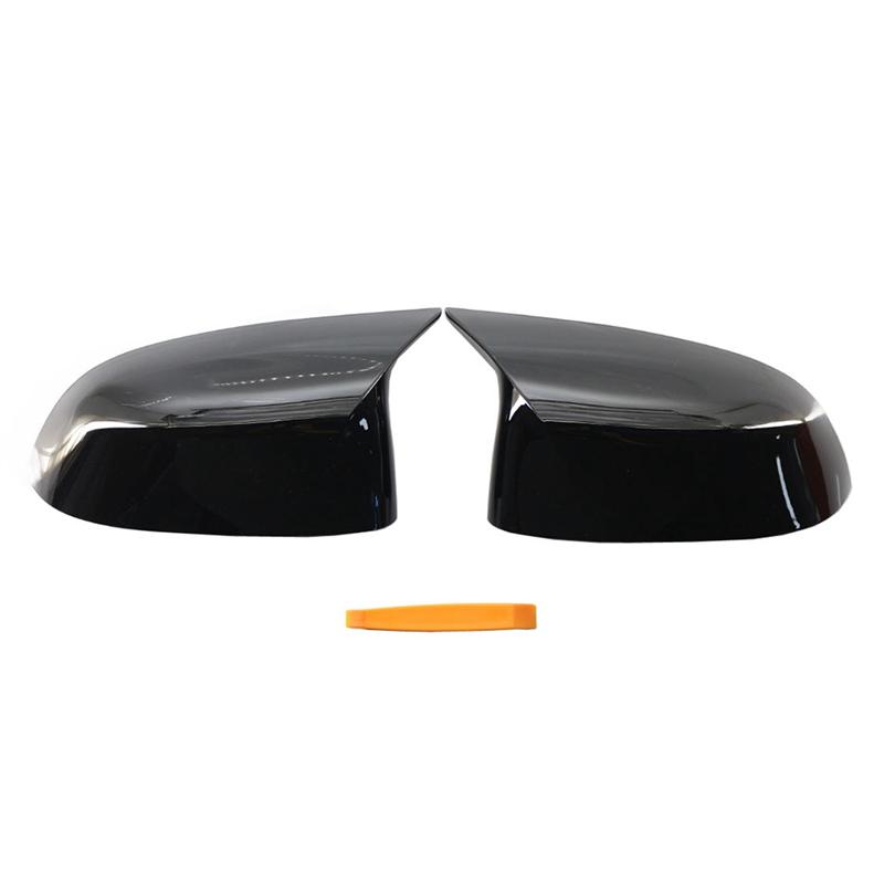 Rearview Mirror Cover Rearview Mirror Cover For BMW X3 Replacement Rearview Mirror Cover Bright Black