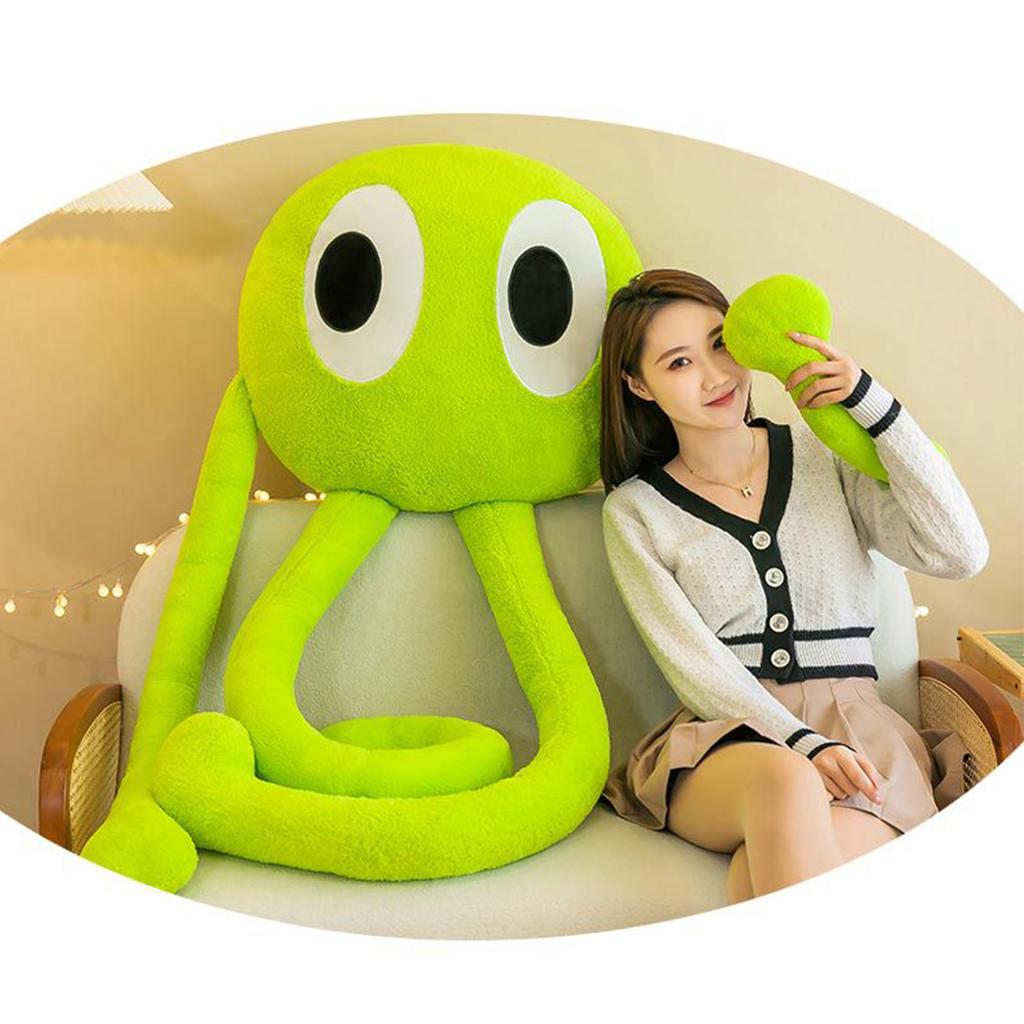 Plüsch-Oktopus-Kissen Niedliche Form Weich Bequem Gefüllte Oktopus-Puppe Spielzeug mit 4 Beinen für Zuhause