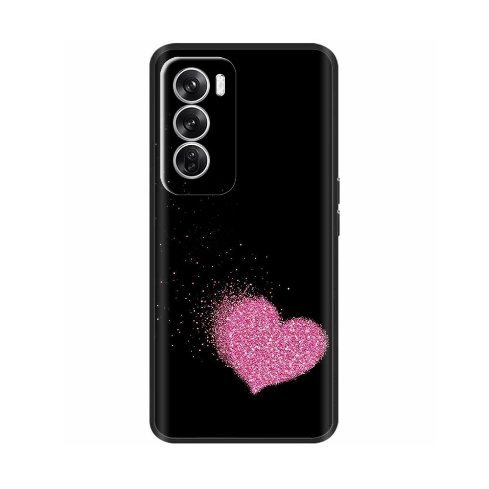 Silicone Case For OPPO Reno 12 Phone Cases Lovely Cat Cover Reno12 5G Soft Liquid Silicon Back Cover For OPPO Reno 12 Pro 5G