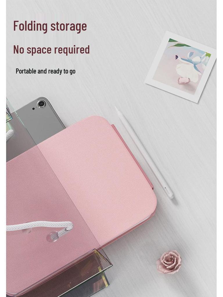 Portable LED Makeup Mirror with Light - Foldable Desktop Vanity Mirror