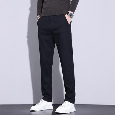 Spring and Autumn Casual Pants for Men New Straight Stretch Slim Fit Fashionable and Versatile Trousers for Men