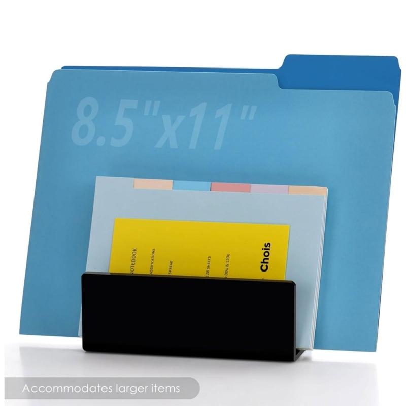 Office Desk Organizer For Documents Transparency Acrylic Mail File Holder For Letters Envelopes And Stationery