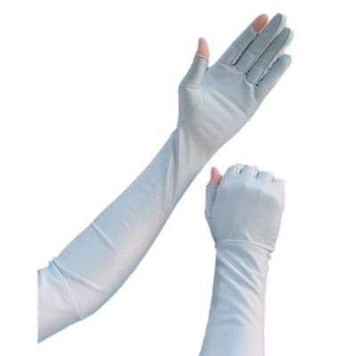 UV Insulation Ice Silk Sleeves Gloves Anti-UV Cycling Gloves Cute Sunscreen Sleeve  Women