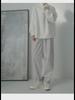 2024 Trendy Men's White Knitted Sweater: Loose, Handsome Design for Autumn/Winter