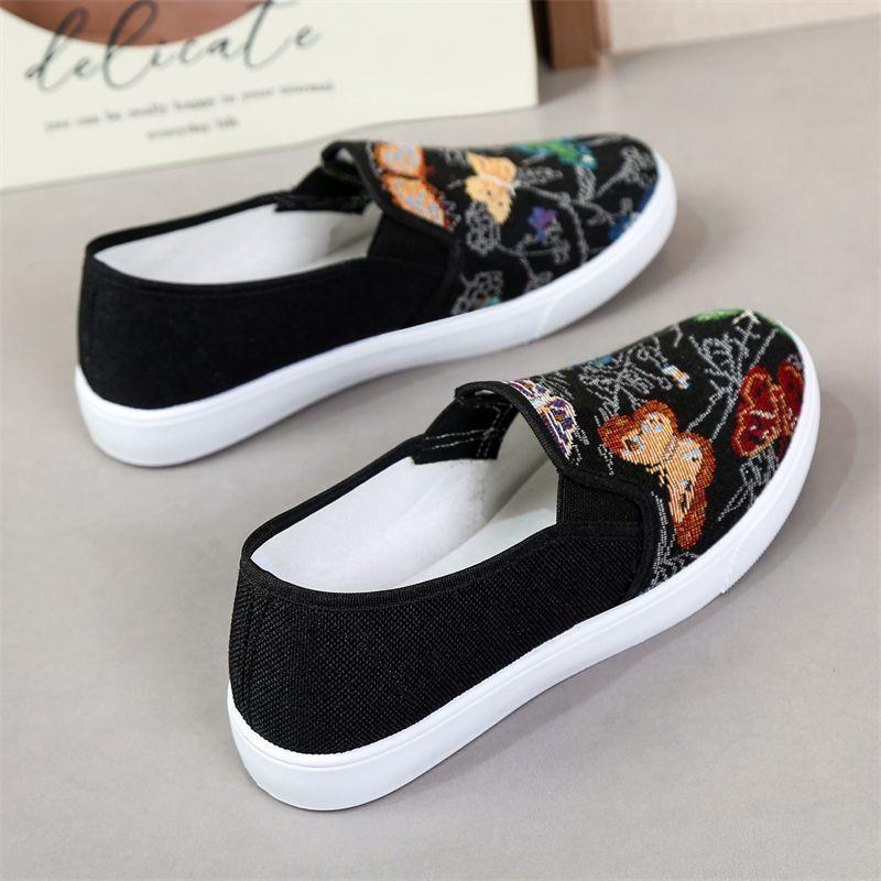 Summer Canvas Shoes for Women Fishermen Anti Slip Breathable Versatile Board Shoes for Women