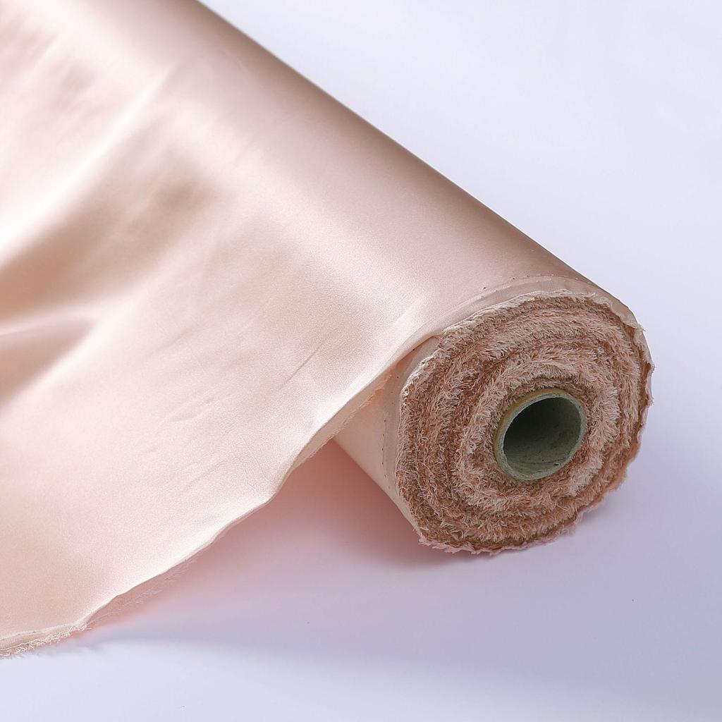 22 Momme Heavyweight Mulberry Silk Crepe Satin Fabric for Fashion Pajamas, 140cm Width
