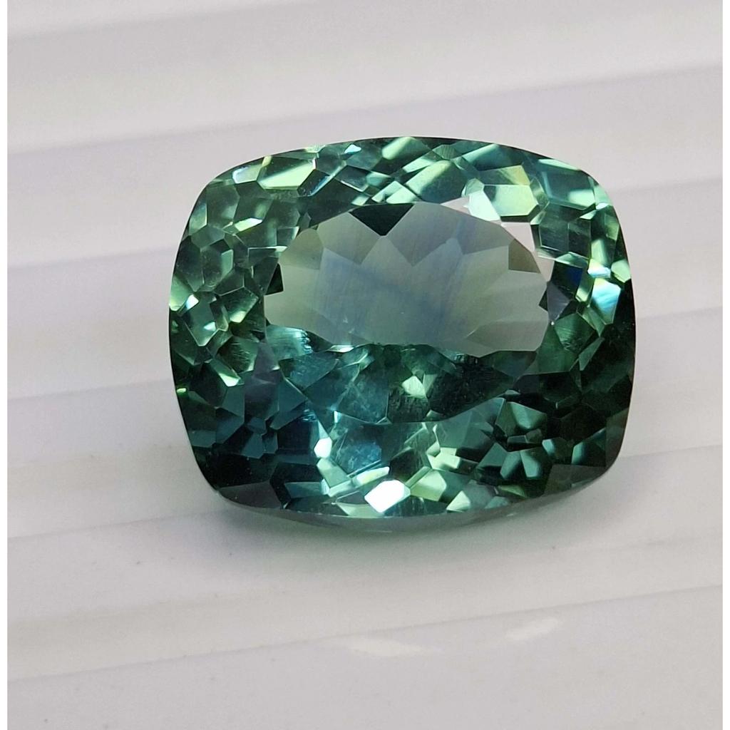 Green Sapphire Natural 18-20 Ct Cushion Cut Beautiful Certified Loose Gemstone