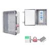 Weather Resistant Locking Electrical Enclosures High Strength Housing Strong Enclosures Outdoor Mounting for Garden
