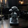 Durable Pla Material Statuette 3D Printed Tree of Life Skull Figurine Gothic Desktop Ornament for Style Home Office Statue Decor Creative