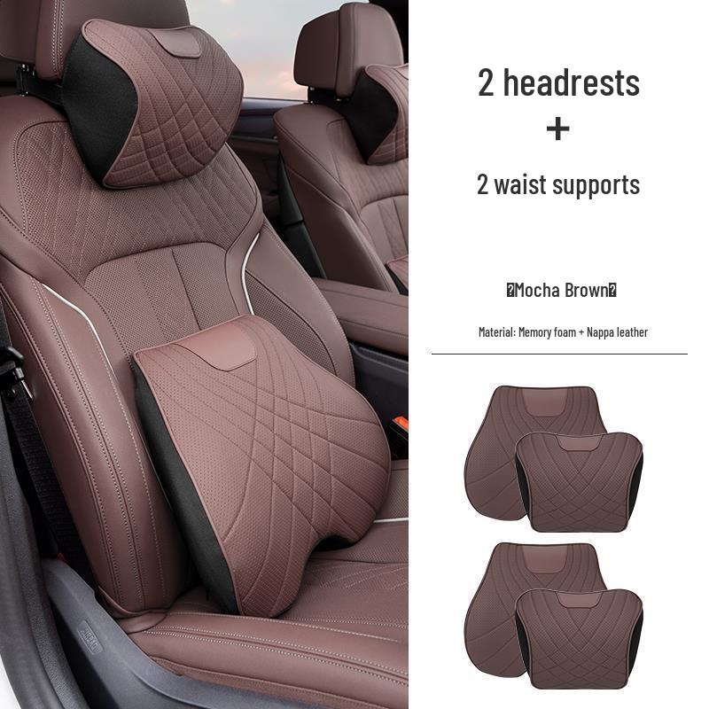 BYD Han Headrest & Lumbar Support: Neck Protection Pillow for DMi, DMp, and EV Versions