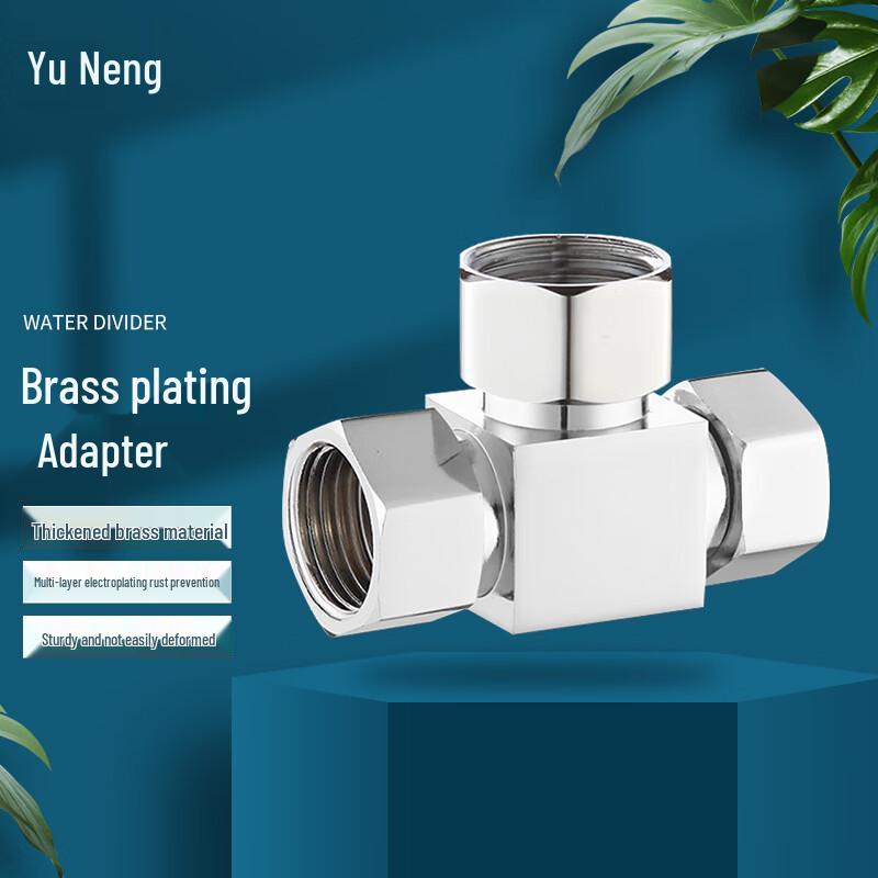 YUNENG Brass 3-Way Faucet Splitter Diverter