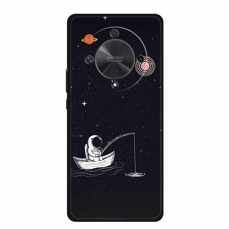 Gift Phone Cases for Honor X9a TPU Soft Silicone Back Cover for Huawei Honor X9 X 9A Funda Honor X9b X 9 a b Coque Spaceman Moon