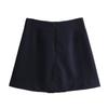 Fashion Style 2024 Spring/Summer New Arrival Women's High Waist All-Matching Wool Blend Pleated Mini Skirt 1195138