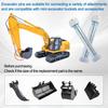6 Pcs Mini Excavator Pin Replacement for AGT Excavators 25mm Alloy Steel Small Digger Link Pin