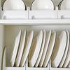 Convenient Kitchen Dish Drainer Modern White Dish Drainer Portable Stand Rack for a Clean and Organized Kitchen