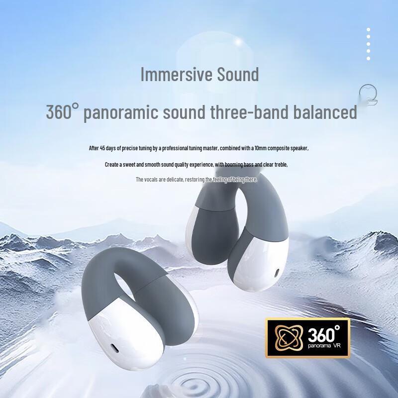 WOPOW OWS01 Open-Ear Bluetooth 5.3 Headphones