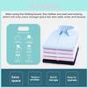 Pp Material Clothing Organizer With Fold Assistant For Easy Laundry Storage