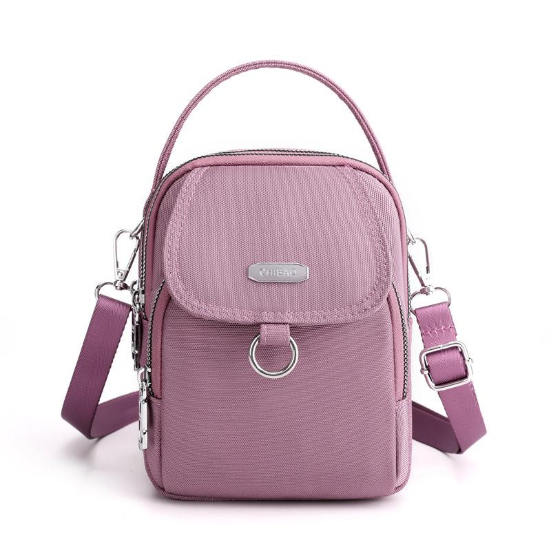 Female Oxford Cloth Multi Pocket Crossbody Bag