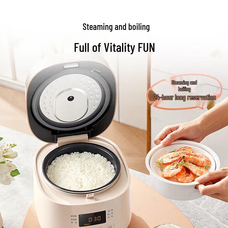 Midea 2L Mini Multi-Function Electric Rice Cooker CN Plug (adapter Included)