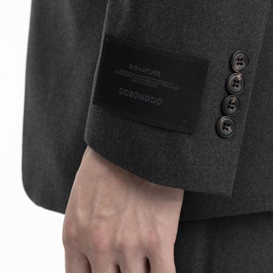 Giosongzio Signature Single Notched Suit Khaki ZE6SU647KK, ZE6SP647KK