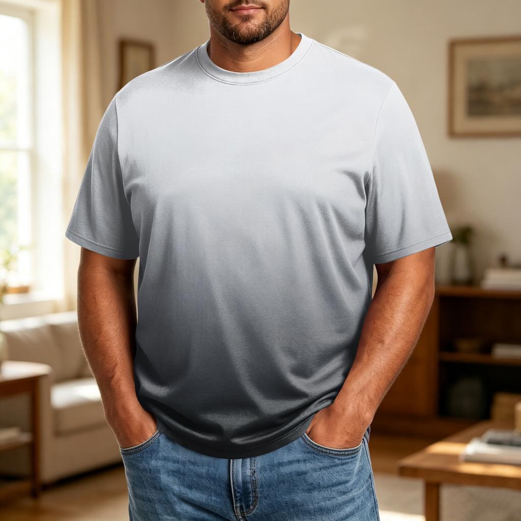 Men's Loose Fit Breathable T-Shirt for Casual Everyday Wear
