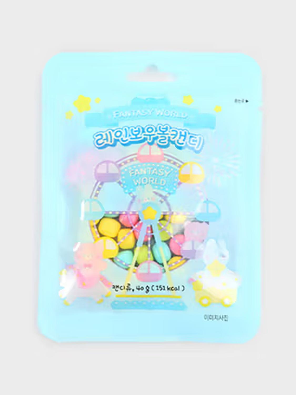 Rainbow Ball Hard Candy 40g 1ea