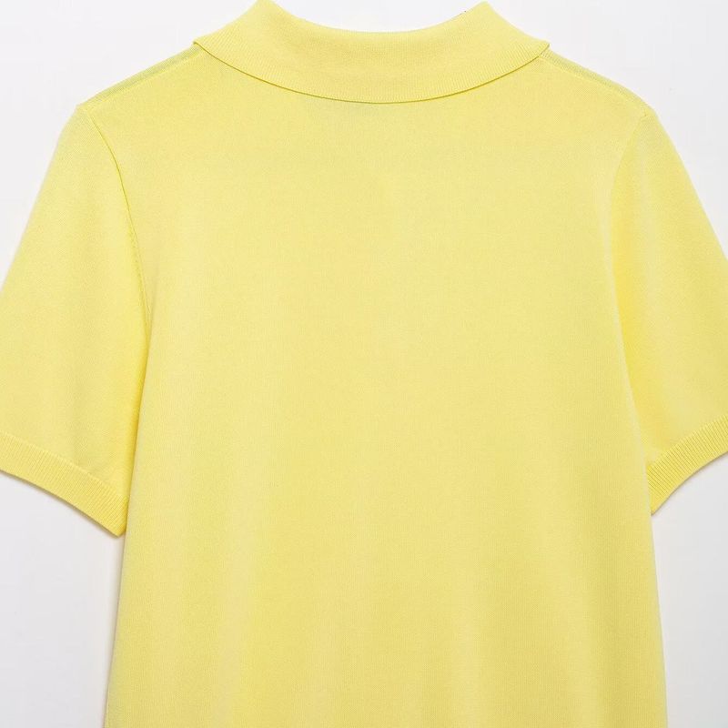 Kaslead New Arrival Women's Clothing Fashion Style Fashion Minimalist Short Sleeve Knitting Tops 2142019