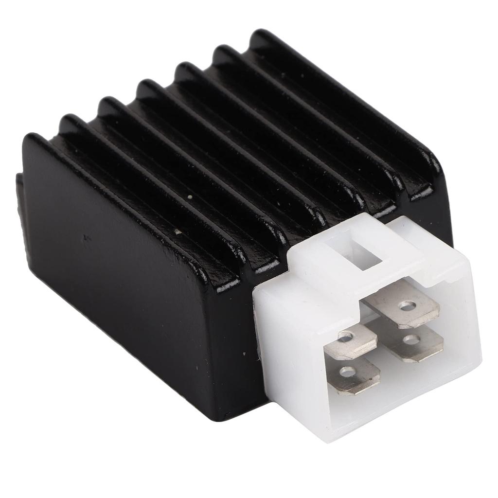 Voltage Rectifier Half Wave Rectifier Motorcycle Voltage Regulator Aluminum Alloy Material Durable Fit 50cc