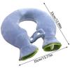 1PCU-Shaped Neck Hot Water Bag, Soft Plush Neck Heater, Hot Water Bag For Winter Warmth, Universal Hot And Cold Products