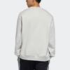 Adidas Logo Sweatshirt For Training And Sports Men Tops Light-Grey H37068